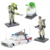 Department 56 Ghostbuster Village Set - Venkman, Spengler, Ecto-1 And Slimer Figures ONLY