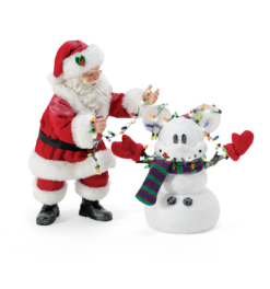 Department 56 Possible Dreams Santa Creating Magic Mickey Mouse Snowman 6010240