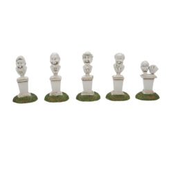 Department 56 Disney's Haunted Mansion Village Set Of 5 The Singing Busts 6010469