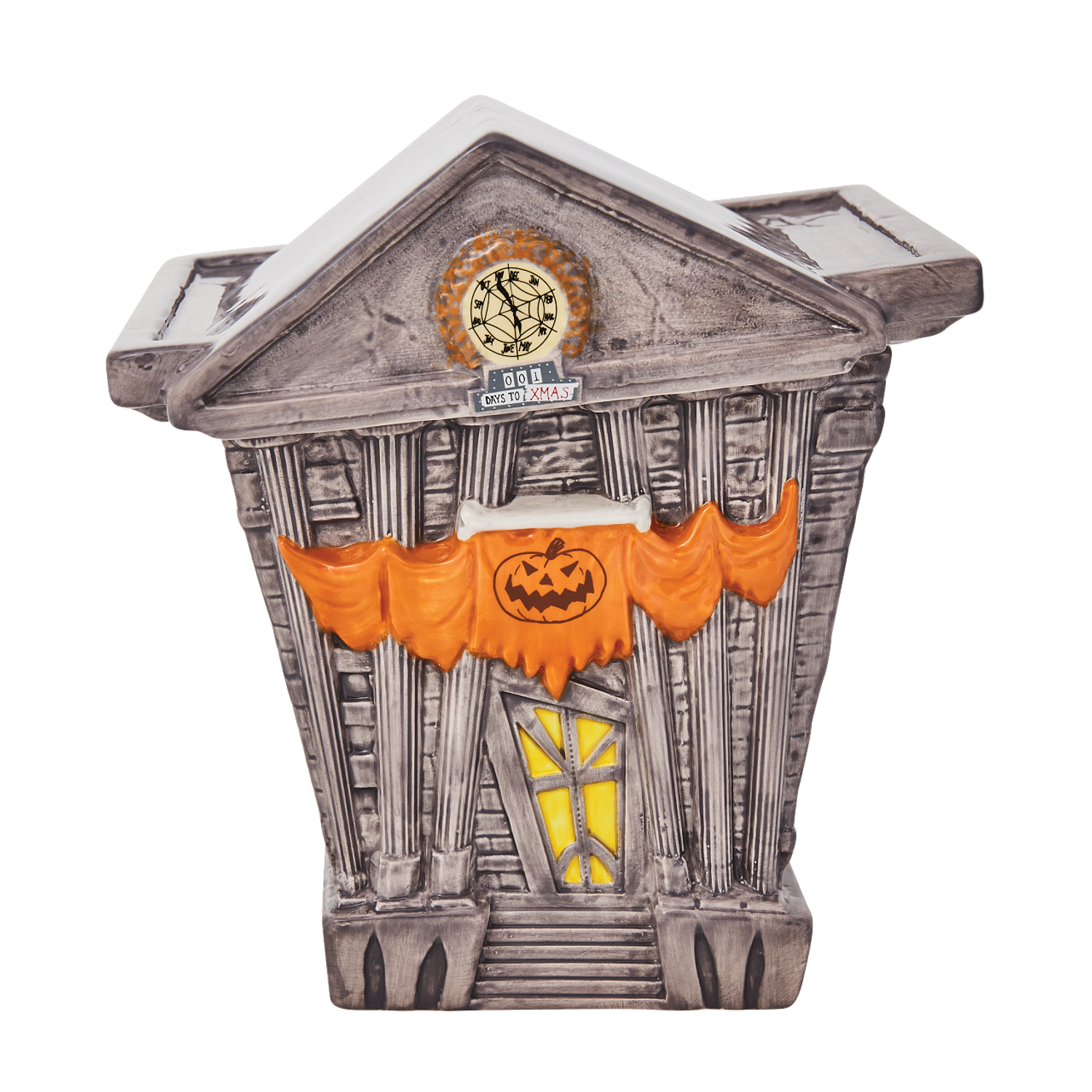 Department 56 The Nightmare Before Christmas Halloween Town City Hall Cookie Jar 6010946 1 Department 56 The Nightmare Before Christmas Halloween Town City Hall Cookie Jar 6010946