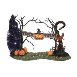 Department 56 Halloween Village Trick Or Treat Lane Entrance 6012299