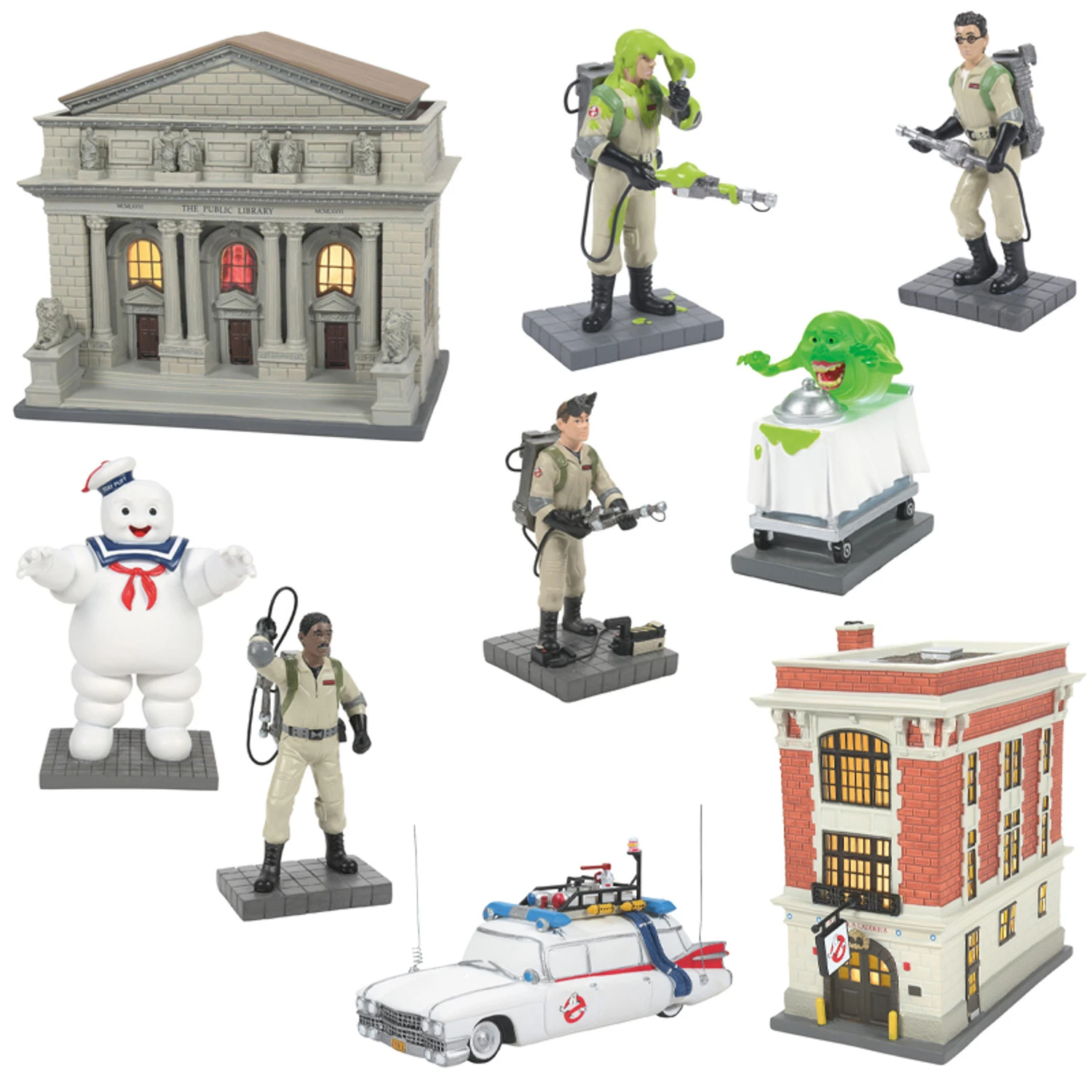 Department 56 Ghostbusters Full 2023 9 Pc Set 1 Department 56 Ghostbusters Full 2023 9 Pc Set