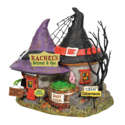 Department 56 Snow Village Halloween Rachel's Retreat & Spa Building 6007781