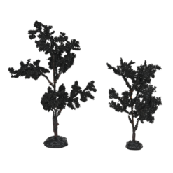 Department 56 Halloween Village Set Of 2 Forboding Crowns Trees 6010463