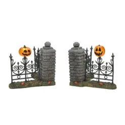 Department 56 Halloween Village Jack Lantern Lit Fence Corners 6007702