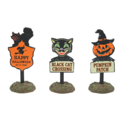 Department 56 Halloween Village Halloween Signs Set Of 3 6009820