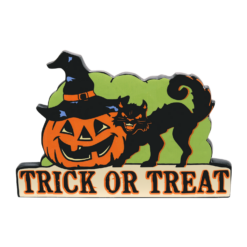 Department 56 Halloween Village Trick Or Treat Sign 6009821