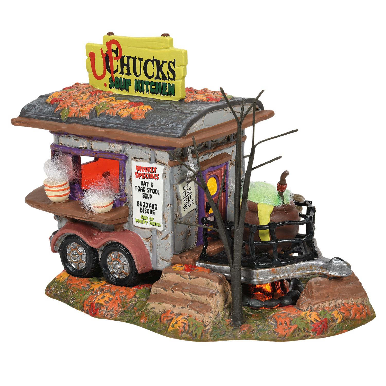 Department 56 Snow Village Halloween Upchuck's Soup Kitchen Building 6007785 1 Department 56 Snow Village Halloween Upchuck's Soup Kitchen Building 6007785