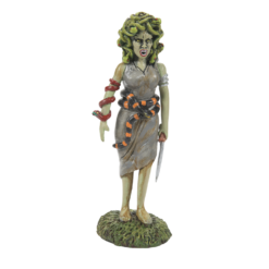 Department 56 Snow Village Halloween Medusa, The Gorgon Figure 6009845