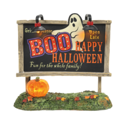 Department 56 Halloween Village Lit Ghost Billboard 6009819