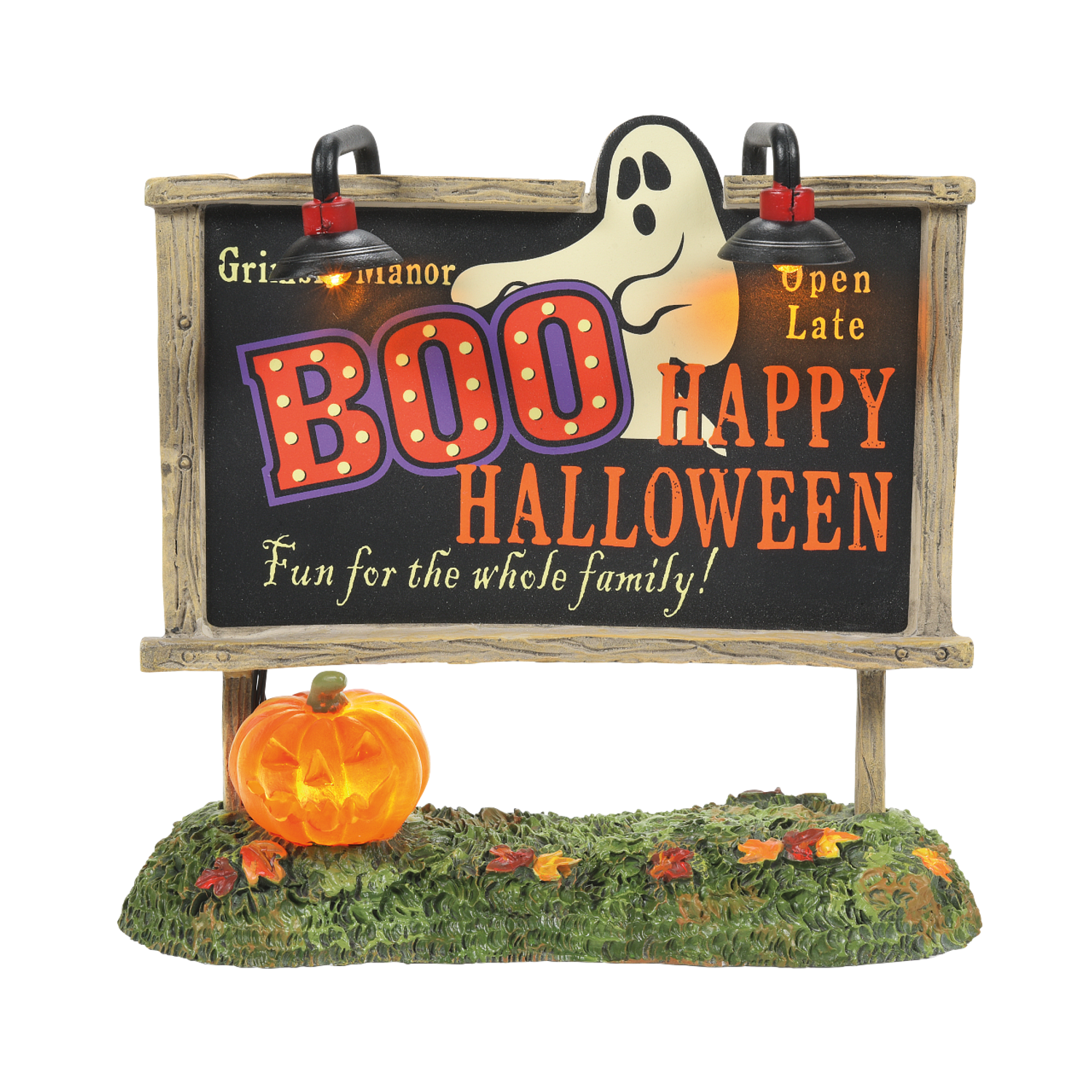 Department 56 Halloween Village Lit Ghost Billboard 6009819 1 Department 56 Halloween Village Lit Ghost Billboard 6009819