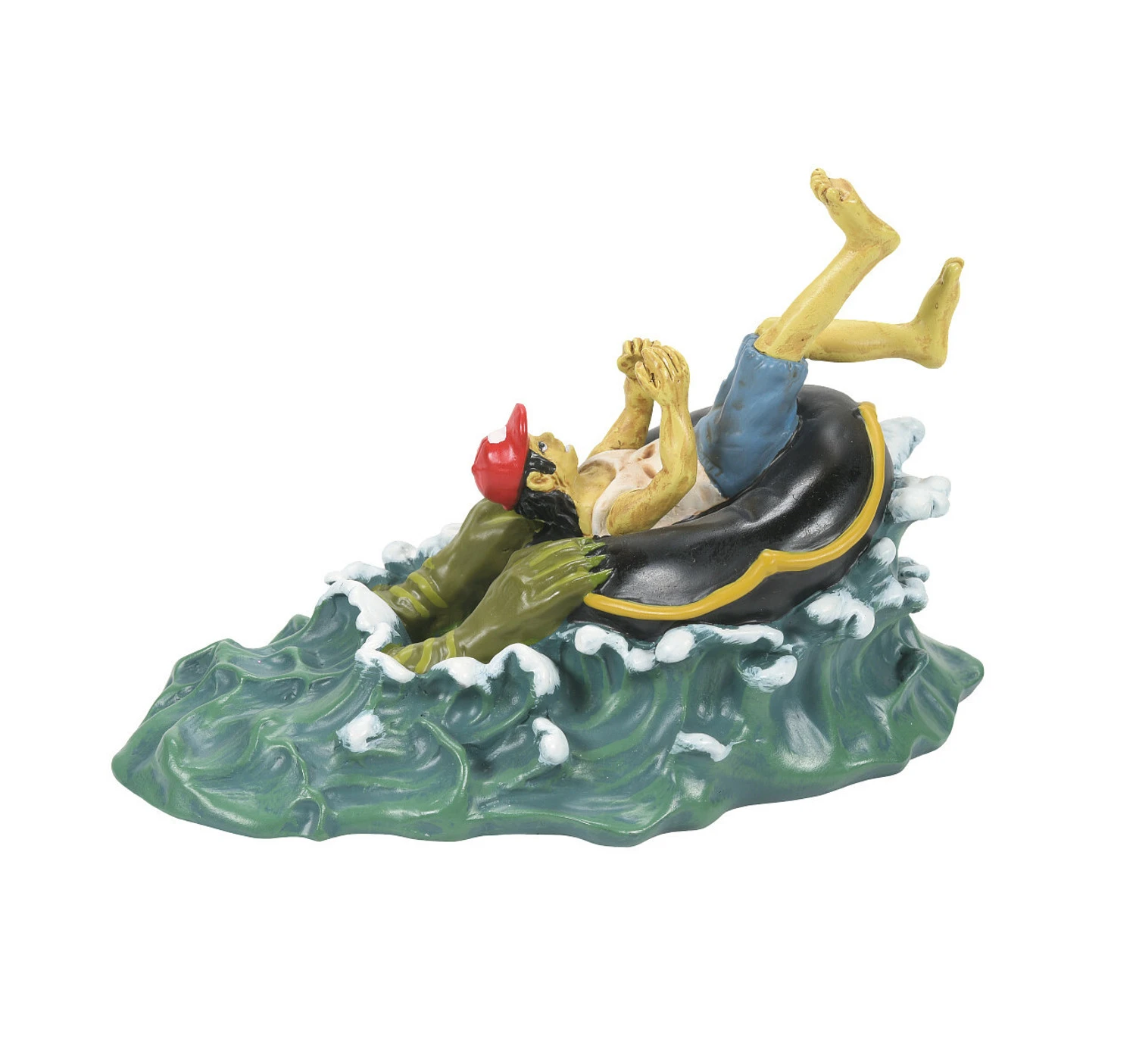 Department 56 Snow Village Halloween Tubing S.O.S. Figure 6007650 2 Department 56 Snow Village Halloween Tubing S.O.S. Figure 6007650 - Image 2