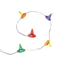 Department 56 Halloween Village Lit Witch Hat String Of Lights 6009842