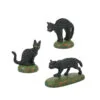 Department 56 Halloween Village A Clowder Of Black Cats Figure 6007711