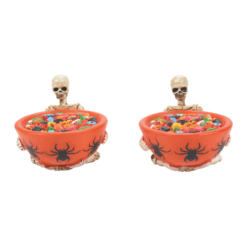 Department 56 Halloween Village Set Of 2 Trick Or Dare Treat Bowls 6010453
