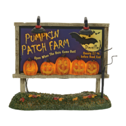 Department 56 Halloween Village Lit Pumpkin Patch Billboard 4057629